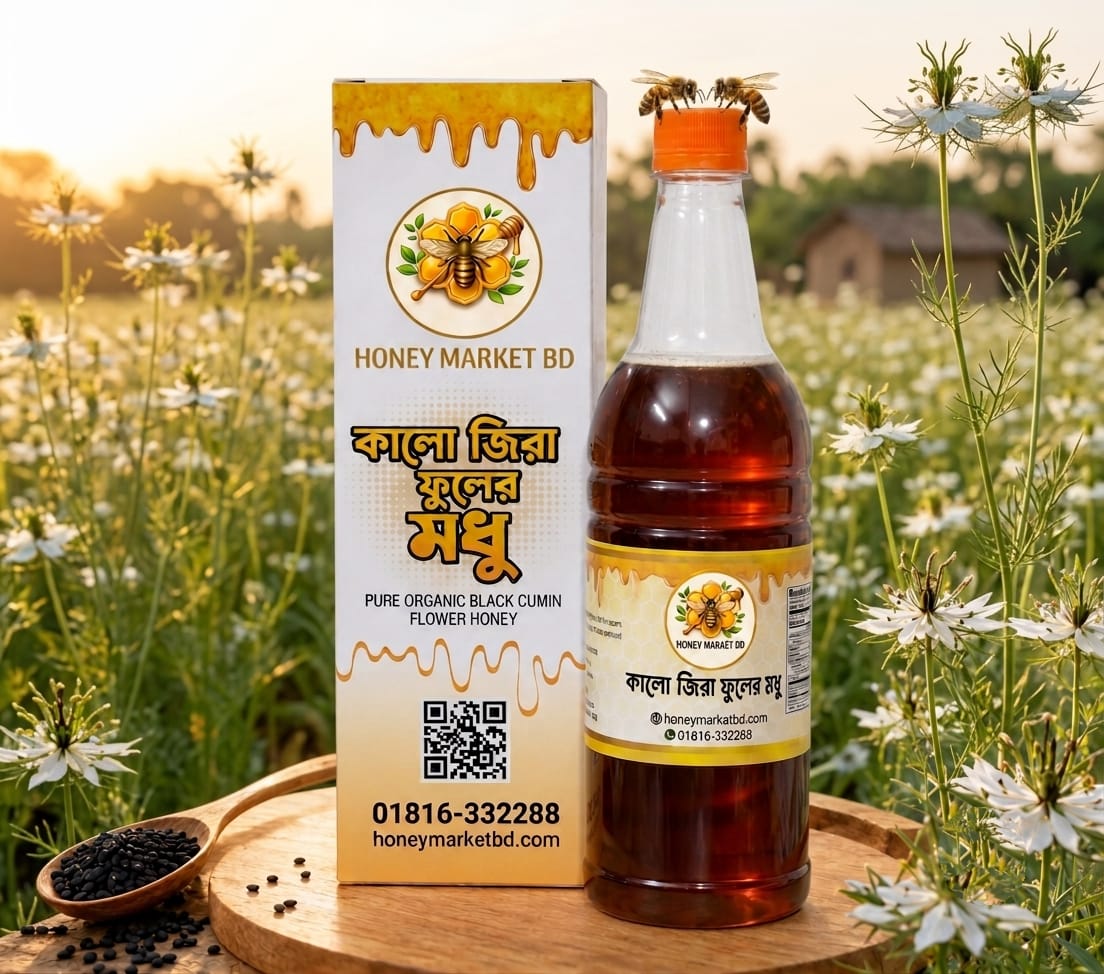 কালোজিরা ফুলের মধু  (Pure Black Seed Honey) 1kg